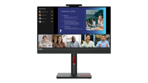 Lenovo ThinkVision T24v-30 - LED-skærm - 24"" (23.8"" til at se) - 1920 x 1080 Full HD (1080p) @ 75 Hz - IPS - 250 cd/m² - 1000:1 - 4 ms - HDMI, VGA, DisplayPort - højtalere - ravnsort