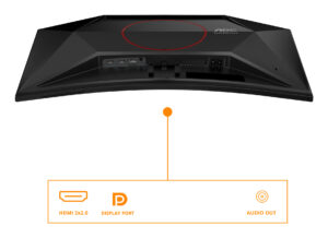 AOC Gaming C27G42E - LED-skærm - gaming - kurvet - 27"" - 1920 x 1080 Full HD (1080p) @ 180 Hz - Fast VA - 300 cd/m² - 3000:1 - HDR10 - 0.5 ms - 2xHDMI, DisplayPort - højtalere - sort, rød - Billede 3
