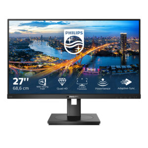 Philips B Line 275B1 - LED-skærm - 27"" - 2560 x 1440 QHD @ 75 Hz - IPS - 300 cd/m² - 1000:1 - 4 ms - HDMI, DVI-D, DisplayPort - højtalere - sort struktur