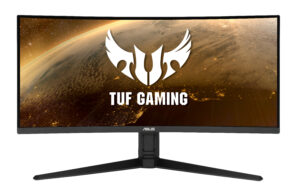 ASUS TUF Gaming VG34VQL1B - LED-skærm - gaming - kurvet - 34"" - 3440 x 1440 WQHD @ 165 Hz - VA - 550 cd/m² - 4000:1 - HDR10 - 1 ms - 2xHDMI, DisplayPort - højtalere