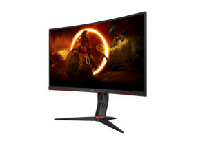 AOC Gaming C27G2Z3/BK - LED-skærm - gaming - kurvet - 27"" - 1920 x 1080 Full HD (1080p) @ 280 Hz - Fast VA - 300 cd/m² - 4000:1 - HDR10 - 0.5 ms - 2xHDMI, DisplayPort - sort, rød - Billede 4