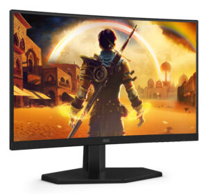 AOC Gaming C24G42E - LED-skærm - gaming - kurvet - 24"" (23.6"" til at se) - 1920 x 1080 Full HD (1080p) @ 180 Hz - Fast VA - 250 cd/m² - 3000:1 - HDR10 - 0.5 ms - 2xHDMI, DisplayPort - højtalere - sort, rød - Billede 5