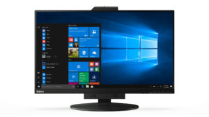 Lenovo ThinkCentre Tiny-in-One 27 - LED-skærm - 27"" - 2560 x 1440 @ 60 Hz - 350 cd/m² - 1000:1 - 4 ms - HDMI, DisplayPort - højtalere - sort - for ThinkCentre neo 70t 11YU