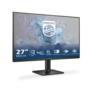 Philips 27E2N1100L - 1000 Series - LED-skærm - 27"" - 1920 x 1080 Full HD (1080p) @ 100 Hz - VA - 4000:1 - 1 ms - HDMI, VGA - sort med tekstur - Billede 2