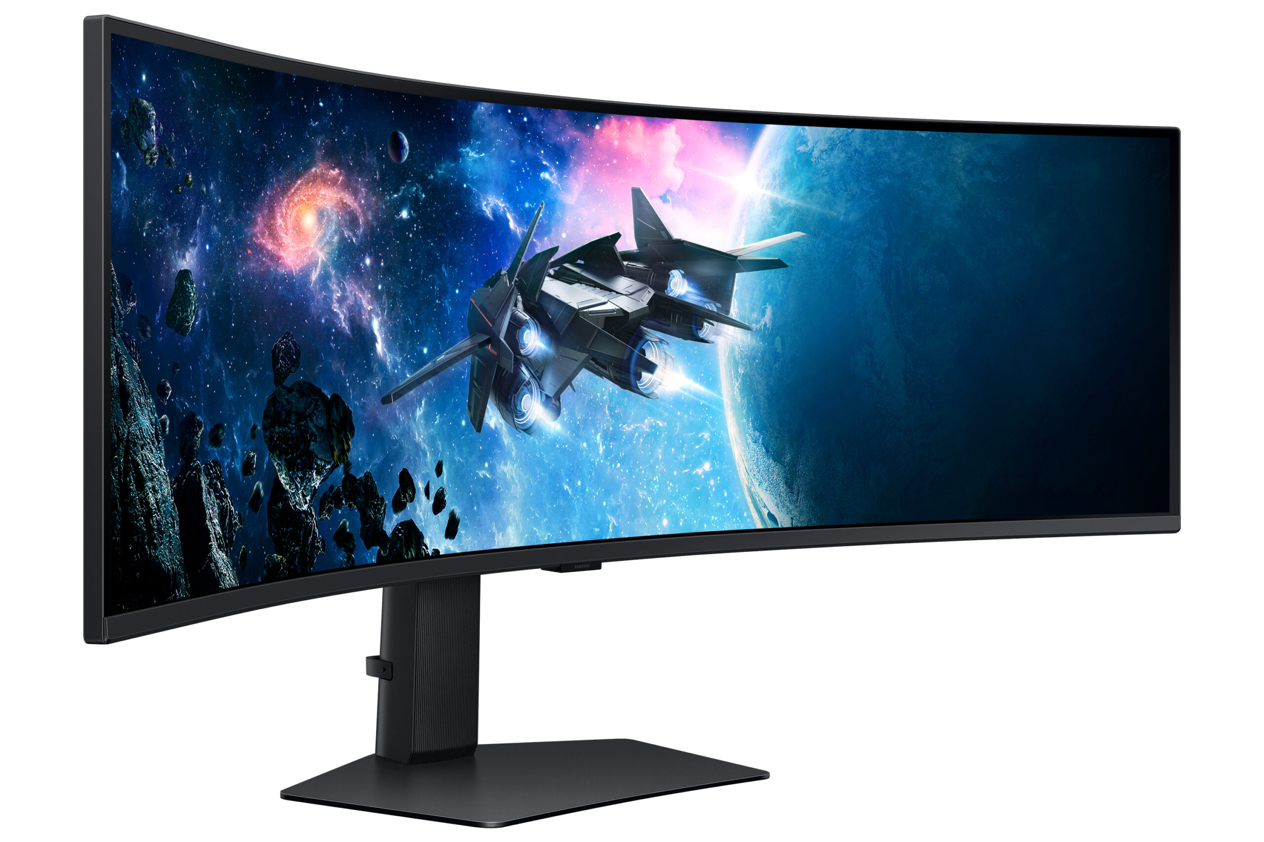 Samsung Odyssey G9 S49CG950EU - G95C Series - LED-skærm - gaming - kurvet - 49"" - 5120 x 1440 Dual Quad HD @ 240 Hz - VA - 450 cd/m² - 2500:1 - DisplayHDR 1000 - 1 ms - 2xHDMI, DisplayPort - sort - Billede 4