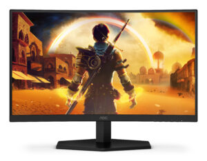 AOC Gaming C24G42E - LED-skærm - gaming - kurvet - 24"" (23.6"" til at se) - 1920 x 1080 Full HD (1080p) @ 180 Hz - Fast VA - 250 cd/m² - 3000:1 - HDR10 - 0.5 ms - 2xHDMI, DisplayPort - højtalere - sort, rød - Billede 4
