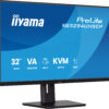 iiyama ProLite XB3294UHSCP-B1 - LED-skærm - 31.5"" - 3840 x 2160 4K @ 60 Hz - VA - 400 cd/m² - 3000:1 - 2 ms - HDMI, DisplayPort, USB-C - højtalere - sort, mat