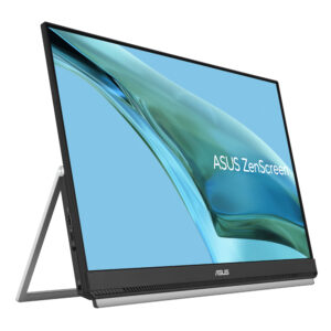 ASUS ZenScreen MB249C - LED-skærm - 23.8"" - bærbar - 1920 x 1080 Full HD (1080p) @ 75 Hz - IPS - 250 cd/m² - 1000:1 - 5 ms - HDMI, 2xUSB-C - højtalere - sort - Billede 2