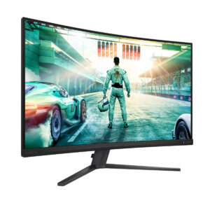Philips Evnia 3000 32M2C3500L - LED-skærm - gaming - kurvet - 32"" (31.5"" til at se) - 2560 x 1440 QHD @ 180 Hz - Fast VA - 300 cd/m² - 3500:1 - HDR10 - 0.5 ms - 2xHDMI, DisplayPort - brunsort - Billede 2