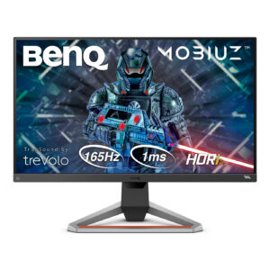 BenQ Mobiuz EX2710S - LED-skærm - 27"" - 1920 x 1080 Full HD (1080p) @ 165 Hz - IPS - 400 cd/m² - 1000:1 - HDR10 - 1 ms - 2xHDMI, DisplayPort - højtalere - mørkegrå