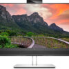 HP E27m G4 Conferencing Monitor - E-Series - LED-skærm - 27"" - 2560 x 1440 QHD @ 75 Hz - IPS - 300 cd/m² - 1000:1 - 5 ms - HDMI, DisplayPort, USB-C - højtalere - sølv (stander), sort hoved