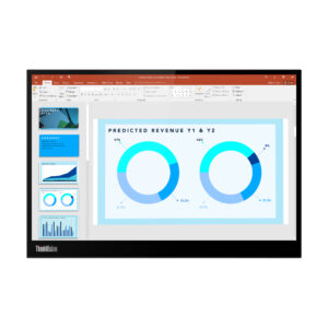 Lenovo ThinkVision M14d - LED-skærm - 14"" - bærbar - 2240 x 1400 2.2K @ 60 Hz - IPS - 300 cd/m² - 1500:1 - 6 ms - 2xUSB-C - ravnsort