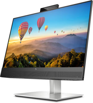 HP E24m G4 Conferencing - E-Series - LED-skærm - 23.8"" (24"" til at se) - 1920 x 1080 Full HD (1080p) @ 75 Hz - IPS - 300 cd/m² - 1000:1 - 5 ms - HDMI, DisplayPort, USB-C - højtalere - sølv (stander), sort hoved - Billede 2