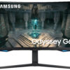 Samsung Odyssey G6 S27BG650EU - G65B Series - LCD-skærm - Smart - gaming - kurvet - 27"" - 2560 x 1440 QHD @ 240 Hz - VA - 350 cd/m² - 2500:1 - DisplayHDR 600 - 1 ms - 2xHDMI, DisplayPort - højtalere - sort