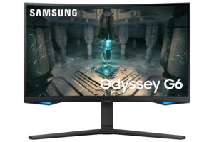 Samsung Odyssey G6 S27BG650EU - G65B Series - LCD-skærm - Smart - gaming - kurvet - 27"" - 2560 x 1440 QHD @ 240 Hz - VA - 350 cd/m² - 2500:1 - DisplayHDR 600 - 1 ms - 2xHDMI, DisplayPort - højtalere - sort