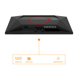 AOC Gaming 25G4SRE - LED-skærm - gaming - 25"" (24.5"" til at se) - 1920 x 1080 Full HD (1080p) @ 310 Hz - Fast IPS - 400 cd/m² - DisplayHDR 400 - 0.3 ms - 2xHDMI, DisplayPort - Billede 3