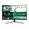 Philips Evnia 3000 32M2C3500L - LED-skærm - gaming - kurvet - 32"" (31.5"" til at se) - 2560 x 1440 QHD @ 180 Hz - Fast VA - 300 cd/m² - 3500:1 - HDR10 - 0.5 ms - 2xHDMI, DisplayPort - brunsort