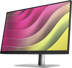 HP E24t G5 - E-Series - LED-skærm - 23.8"" - touchscreen - 1920 x 1080 Full HD (1080p) @ 75 Hz - IPS - 300 cd/m² - 1000:1 - 5 ms - HDMI, DisplayPort - sort, sort og sølv (stander) - Billede 2