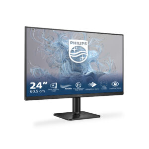 Philips 24E2N1100LB - 1000 Series - LED-skærm - 24"" (23.8"" til at se) - 1920 x 1080 Full HD (1080p) @ 100 Hz - VA - 250 cd/m² - 4000:1 - 4 ms - HDMI, VGA - sort med tekstur - Billede 2