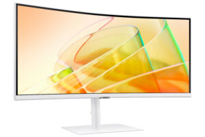 Samsung ViewFinity S6 S34C650TAU - S65TC Series - LED-skærm - kurvet - 34"" - 3440 x 1440 UWQHD @ 100 Hz - VA - 350 cd/m² - 3000:1 - HDR10 - 5 ms - 2x Thunderbolt 4, HDMI, DisplayPort - højtalere - varm hvid - Billede 3