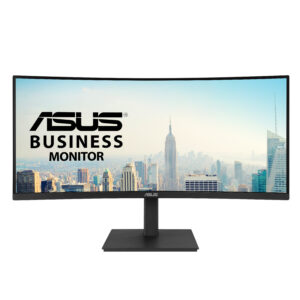 ASUS VA34VCPSR - LED-skærm - kurvet - 34"" - 3440 x 1440 @ 100 Hz - VA - 300 cd/m² - 3000:1 - HDR10 - 4 ms - HDMI, DisplayPort, USB-C - højtalere - sort - Billede 2