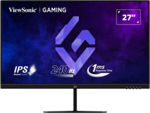 ViewSonic VX2779A-HD-PRO - LED-skærm - gaming - 27"" - 1920 x 1080 Full HD (1080p) @ 240 Hz - IPS - 250 cd/m² - 1000:1 - HDR10 - 1 ms - 2xHDMI, DisplayPort
