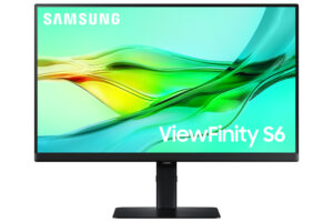 Samsung ViewFinity S6 S24D600UAU - S60UD Series - LED-skærm - USB - 24"" - 2560 x 1440 QHD @ 100 Hz - IPS - 350 cd/m² - 1000:1 - HDR10 - 5 ms - HDMI, DisplayPort - sort