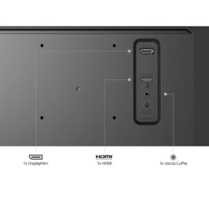 LG UltraWide 29U511A-B - LED-skærm - 29"" - 2560 x 1080 UWFHD @ 100 Hz - IPS - 250 cd/m² - 1000:1 - HDR10 - 1 ms - HDMI, DisplayPort - sort - Billede 2