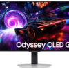 Samsung Odyssey OLED G8 S32FG814SU - G81SF Series - OLED-monitor - gaming - 32"" - 3840 x 2160 4K UHD (2160p) @ 240 Hz - 260 cd/m² - 1000000:1 - DisplayHDR 400 True Black - 0.03 ms - 2xHDMI, DisplayPort - sølv