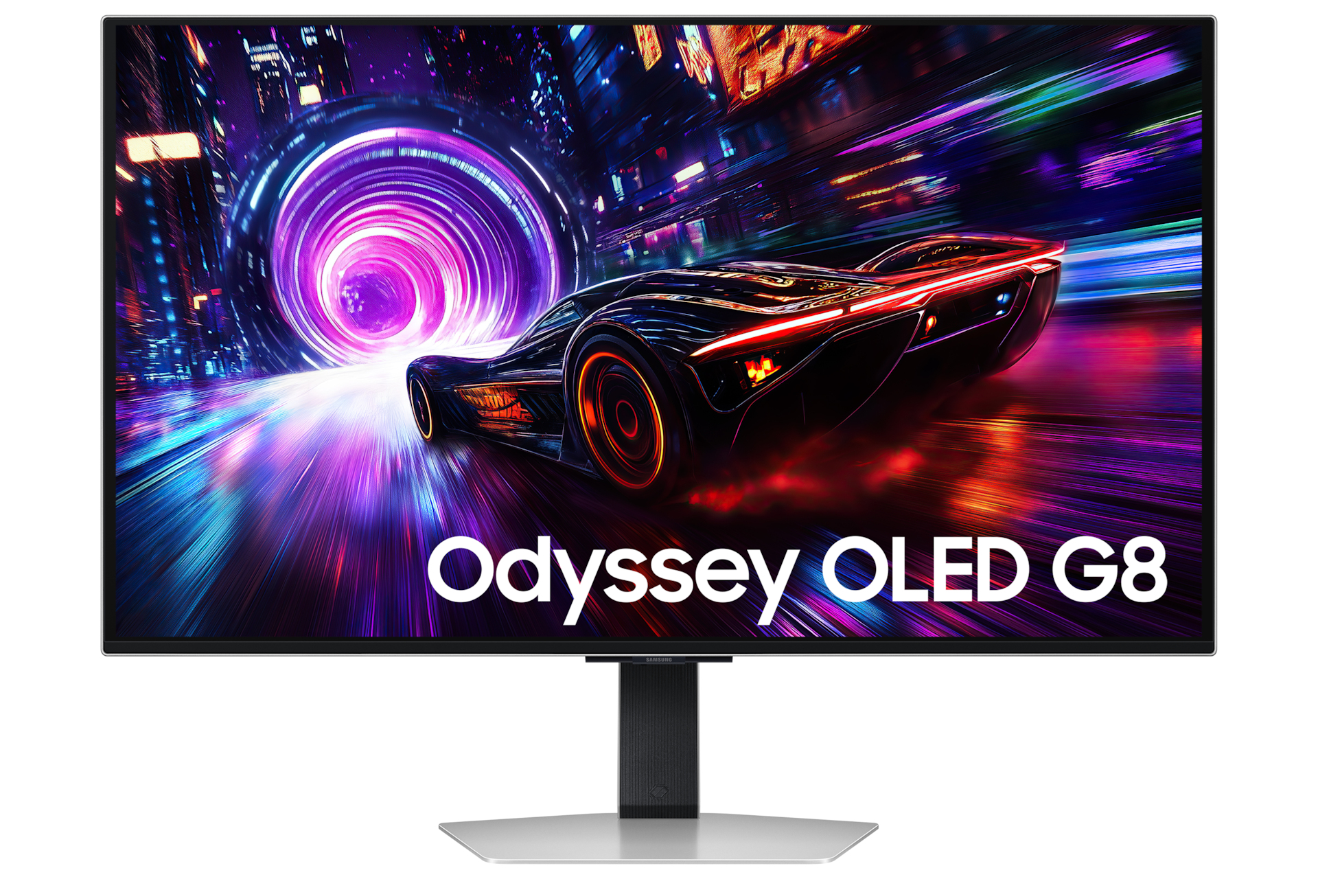 Samsung S32FG816SU computerskærm 81,3 cm (32") 3840 x 2160 pixel 4K Ultra HD OLED Sølv