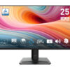 MSI PRO MP252 E2 - LED-skærm - 25"" (24.5"" til at se) - 1920 x 1080 Full HD (1080p) @ 120 Hz - IPS - 300 cd/m² - 1500:1 - 1 ms - HDMI, DisplayPort - højtalere