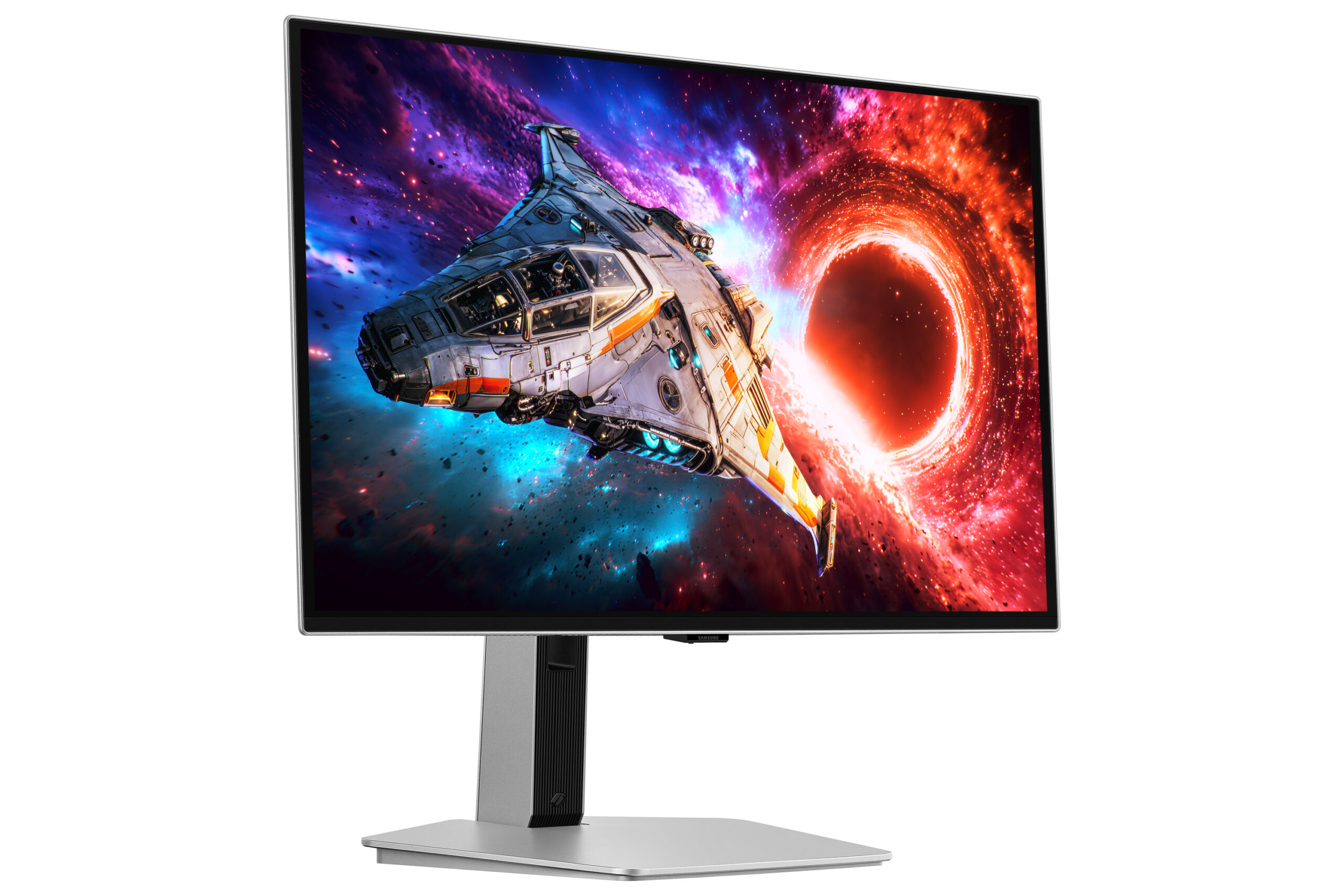 Samsung G80SH computerskærm 68,6 cm (27") 3840 x 2160 pixel 4K Ultra HD OLED Sølv - Billede 5