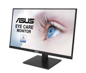 ASUS VA27AQ - LED-skærm - 27"" - 2560 x 1440 QHD @ 75 Hz - IPS - 350 cd/m² - 1000:1 - HDR10 - HDMI, VGA, DisplayPort - højtalere - sort - Billede 4