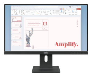 Lenovo ThinkVision E24-40 - LED-skærm - 24"" (23.8"" til at se) - 1920 x 1080 Full HD (1080p) @ 100 Hz - IPS - 250 cd/m² - 1300:1 - 4 ms - HDMI, VGA, DisplayPort - højtalere - ravnsort