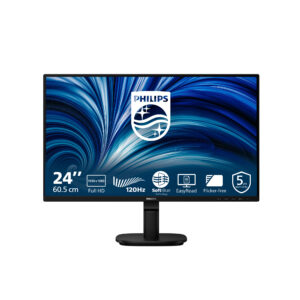 Philips 24B2N2200 - 2000 Series - LED-skærm - 24"" (23.8"" til at se) - 1920 x 1080 Full HD (1080p) @ 120 Hz - IPS - 1500:1 - HDMI, VGA, DisplayPort - højtalere - sort