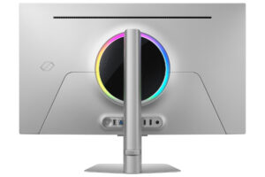 Samsung Odyssey OLED G8 S32FG810SU - G81SF Series - OLED-monitor - gaming - 32"" - 3840 x 2160 4K UHD (2160p) @ 240 Hz - 260 cd/m² - 1000000:1 - DisplayHDR 400 True Black - 0.03 ms - 2xHDMI, DisplayPort - sølv - Billede 2