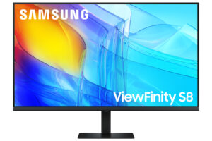 Samsung ViewFinity S8 S37D802EAU - S80D Series - LED-skærm - 37"" - 3840 x 2160 UHD @ 60 Hz - VA - 350 cd/m² - 3000:1 - HDR10 - 5 ms - HDMI, DisplayPort - sort