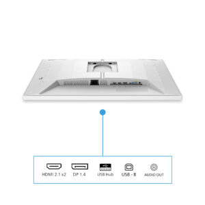Philips Evnia 5000 27M2N5901A - LED-skærm - gaming - 27"" - 3840 x 2160 4K UHD (2160p) @ 160 Hz - Fast IPS - 450 cd/m² - 1000:1 - DisplayHDR 400 - 0.5 ms - 2xHDMI, DisplayPort, USB-C - højtalere - hvid - Billede 4
