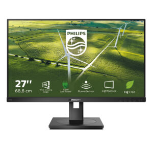 Philips B Line 272B1G - LED-skærm - 27"" - 1920 x 1080 Full HD (1080p) @ 75 Hz - IPS - 250 cd/m² - 1000:1 - 4 ms - HDMI, DVI-D, VGA, DisplayPort - højtalere - sort struktur