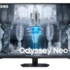 Samsung Odyssey Neo G7 S43CG700NU - G70NC Series - QLED-monitor - Smart - gaming - 43"" - 3840 x 2160 4K @ 144 Hz - VA - 400 cd/m² - 4250:1 - DisplayHDR 600 - 1 ms - 2xHDMI, DisplayPort - højtalere - sort, hvid