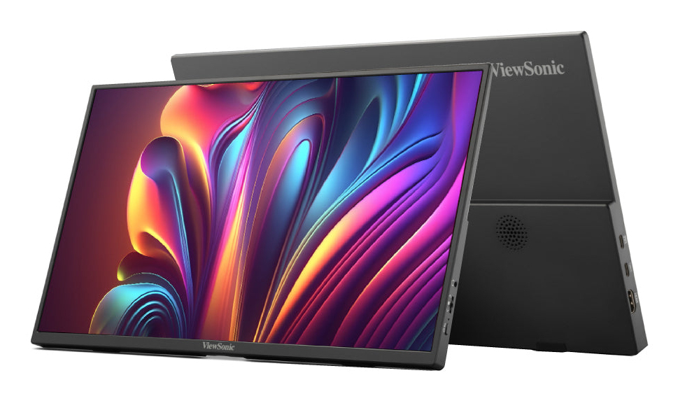 ViewSonic VA1650 - LED-skærm - 16"" (15.6"" til at se) - bærbar - 1920 x 1080 Full HD (1080p) @ 60 Hz - IPS - 250 cd/m² - 1000:1 - 7 ms - HDMI, USB-C - højtalere