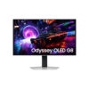 Samsung Odyssey OLED G8 S32FG810SU - G81SF Series - OLED-monitor - gaming - 32"" - 3840 x 2160 4K UHD (2160p) @ 240 Hz - 260 cd/m² - 1000000:1 - DisplayHDR 400 True Black - 0.03 ms - 2xHDMI, DisplayPort - sølv