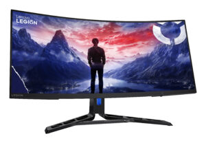 Lenovo Legion R34w-30 - LED-skærm - gaming - kurvet - 34"" - 3440 x 1440 @ 180 Hz - VA - 350 cd/m² - 3000:1 - HDR10 - 0.5 ms - 2xHDMI, DisplayPort - højtalere - ravnsort - Billede 3