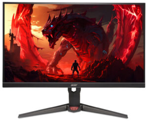 Acer Nitro XV270 W3 - XV0 Series - LED-skærm - gaming - 27"" - 1920 x 1080 Full HD (1080p) @ 240 Hz - IPS - 250 cd/m² - HDR10 - 0.5 ms - 2xHDMI, DisplayPort - højtalere - sort