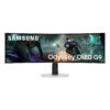 Samsung Odyssey OLED G9 S49DG910SU - G91SD Series - OLED-monitor - gaming - kurvet - 49"" - 5120 x 1440 Dual Quad HD @ 144 Hz - 250 cd/m² - 1000000:1 - DisplayHDR 400 True Black - 0.03 ms - DisplayPort, Micro HDMI, HDMI - sølv