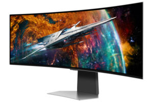 Samsung G95SC computerskærm 124,5 cm (49") 5120 x 1440 pixel Dual QHD OLED Sølv - Billede 2