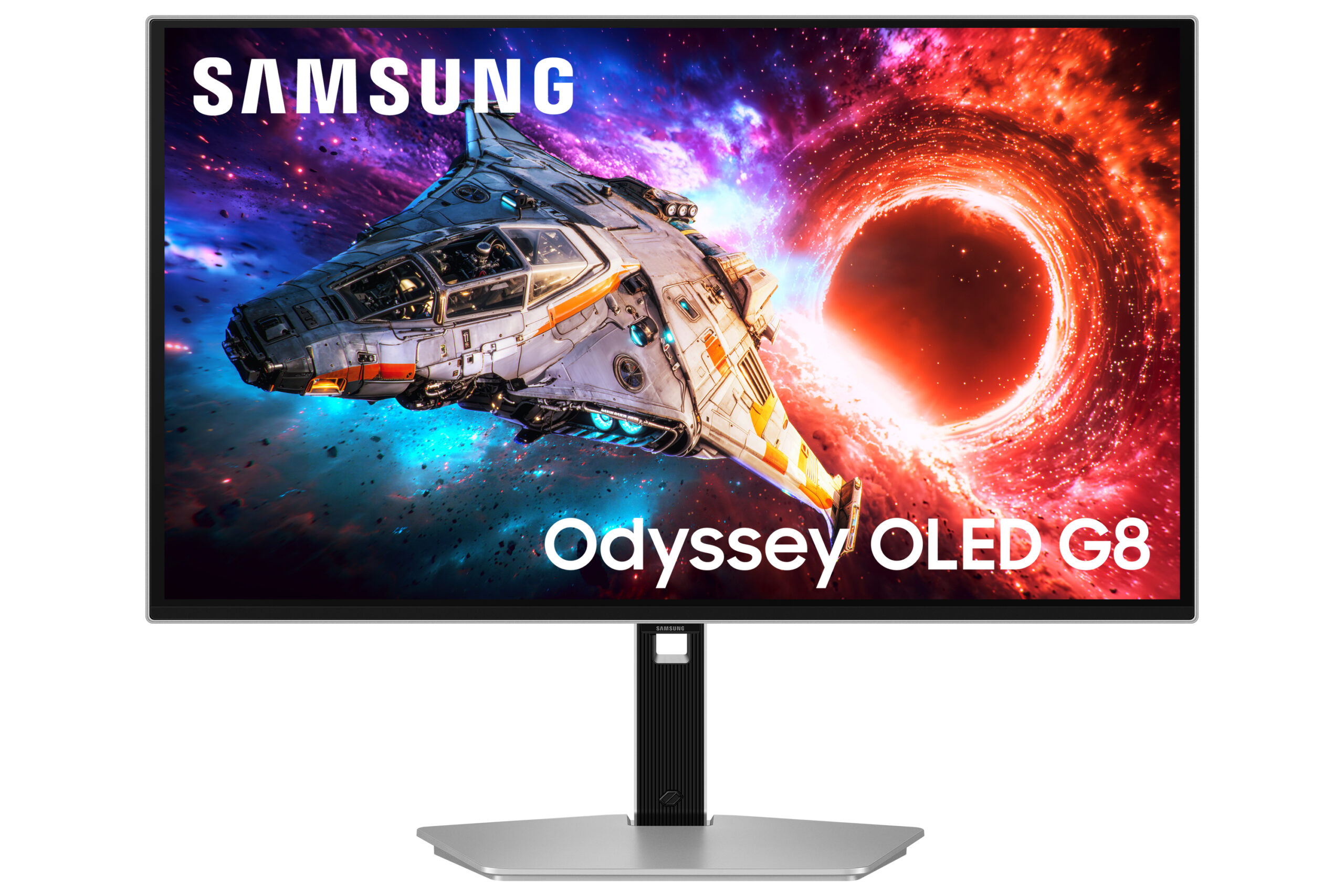 Samsung G80SH computerskærm 68,6 cm (27") 3840 x 2160 pixel 4K Ultra HD OLED Sølv