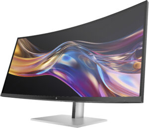 HP 738pu - Series 7 Pro - LED-skærm - kurvet - 38"" (37.52"" til at se) - 3840 x 1600 WQHD+ @ 60 Hz - IPS Black - 400 cd/m² - 2000:1 - DisplayHDR 400 - 5 ms - Thunderbolt 4, HDMI, DisplayPort, USB-C - højtalere - sort, sølv - Billede 2