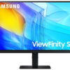 Samsung ViewFinity S8 S27D800EAU - S80D Series - LED-skærm - 27"" - 3840 x 2160 UHD @ 60 Hz - IPS - 350 cd/m² - 1000:1 - HDR10 - 5 ms - HDMI, DisplayPort - sort