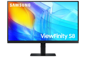 Samsung ViewFinity S8 S27D800EAU - S80D Series - LED-skærm - 27"" - 3840 x 2160 UHD @ 60 Hz - IPS - 350 cd/m² - 1000:1 - HDR10 - 5 ms - HDMI, DisplayPort - sort